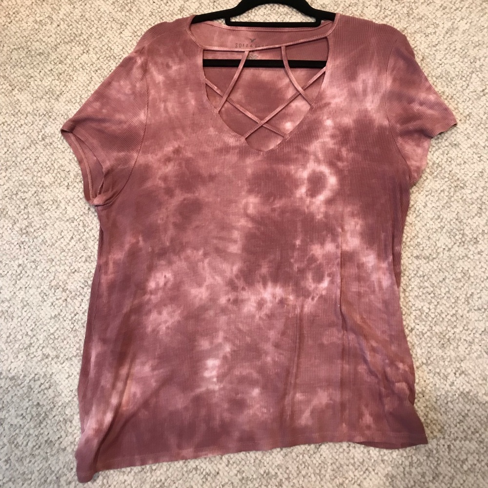 Pink Tie Dye T Shirt
